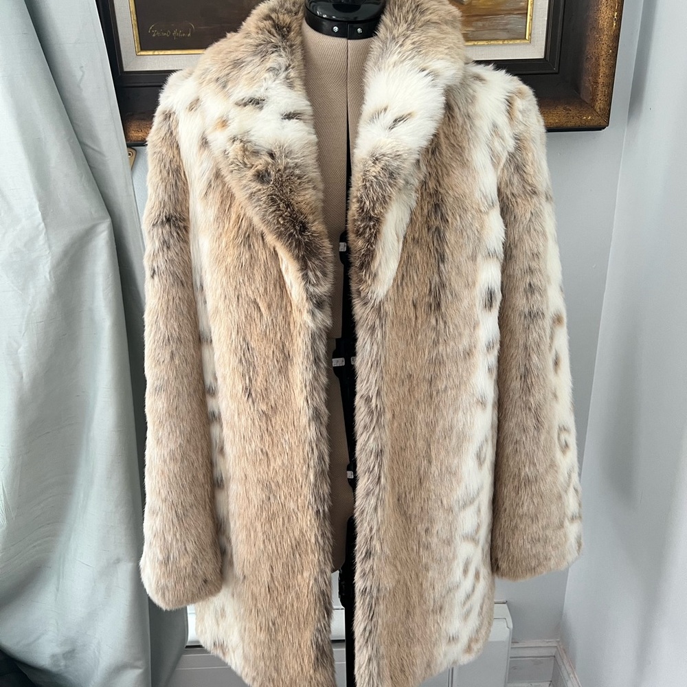 Majorelle Tatiana Faux Fur Coat in Arctic Fox